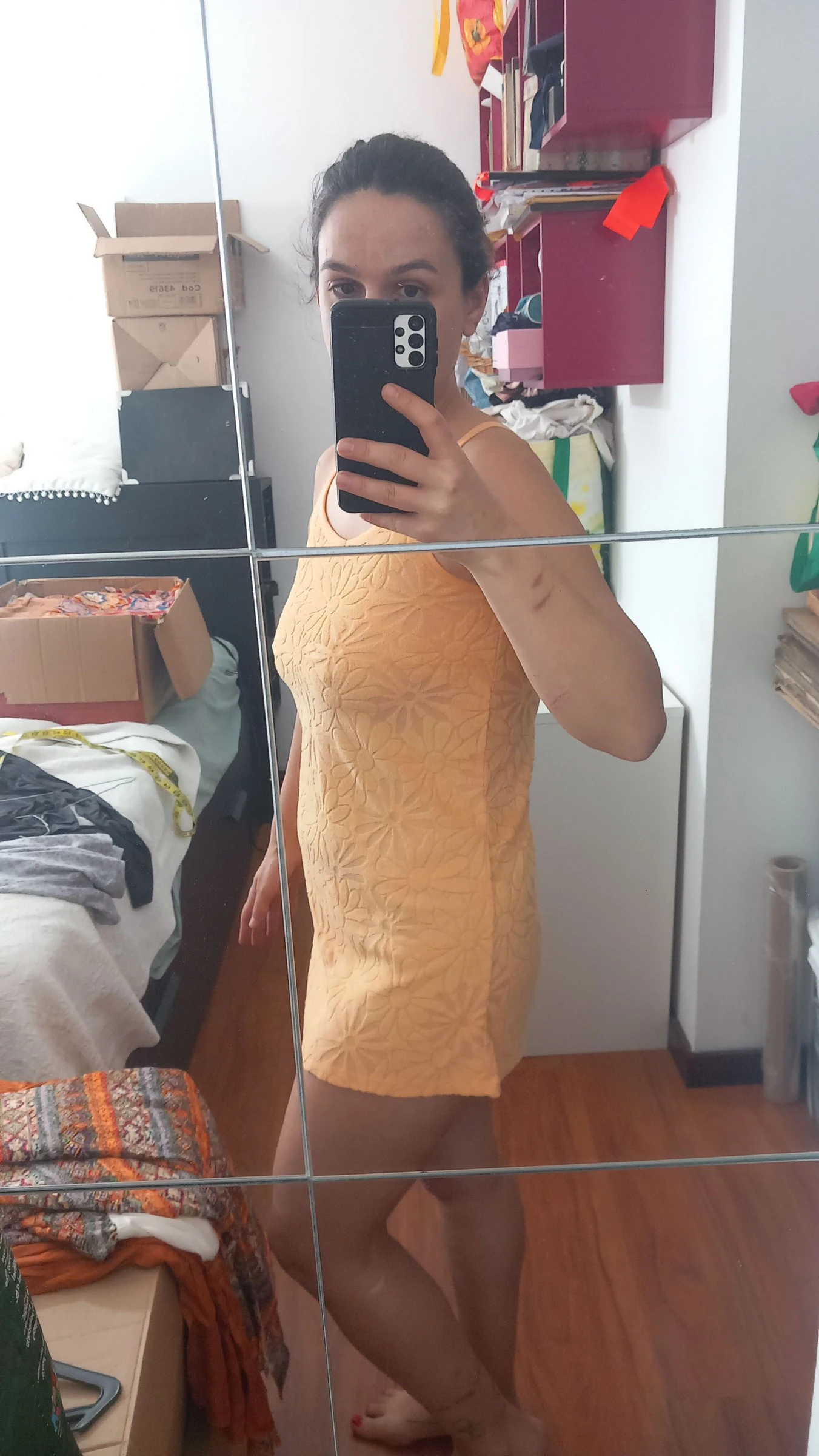 Oranje mini-jurk, Old Navy Fit's S | Y2k – photo 9